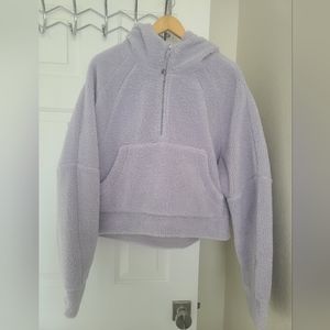 Lululemon Scuba Oversized Half Zip Hoodie Lavender XL/XXL